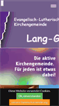 Mobile Screenshot of langgoens-evangelisch.de